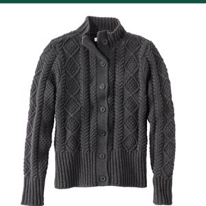 Women's Signature Cotton Fisherman Sweater, Cardigan.